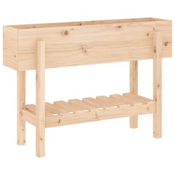 Lit surélevé de jardin 101x30x69 cm bois de pin massif 