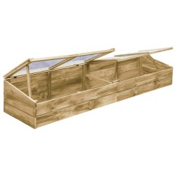Serre Bois de pin imprégné 200x50x35 cm 