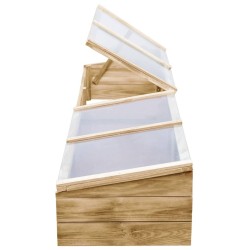 Serre Bois de pin imprégné 200x50x35 cm 