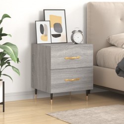 Table de chevet sonoma gris 40x35x47,5 cm bois d’ingénierie 