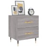 Table de chevet sonoma gris 40x35x47,5 cm bois d’ingénierie 