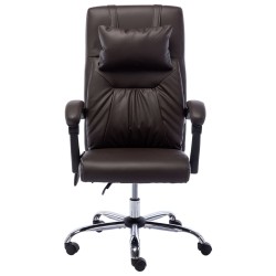Chaise de bureau de massage Marron Similicuir 