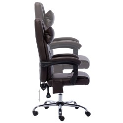 Chaise de bureau de massage Marron Similicuir 