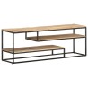 Meuble TV 130x30x45 cm Bois de manguier brut 