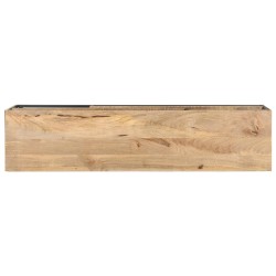 Meuble TV 130x30x45 cm Bois de manguier brut 