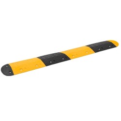 Ralentisseur Jaune et noir 226x32,5x4 cm Caoutchouc 