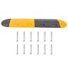 Ralentisseur Jaune et noir 226x32,5x4 cm Caoutchouc 