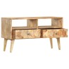 Meuble TV 90x30x50 cm Bois de manguier solide 