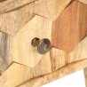 Meuble TV 90x30x50 cm Bois de manguier solide 
