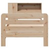 Cadre de lit sans matelas 75x190 cm bois de pin massif 