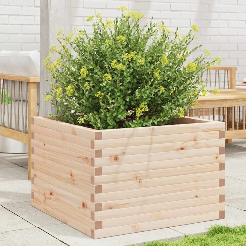 Jardinière 70x70x46 cm bois de pin massif Jardinière 70x70x46 cm bois de pin massif