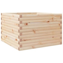 Jardinière 70x70x46 cm bois de pin massif 