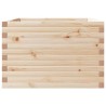 Jardinière 70x70x46 cm bois de pin massif 
