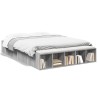 Cadre de lit sans matelas sonoma gris 135x190 cm 