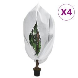 Housses de protection pour plantes avec fermeture éclair 4 pcs 