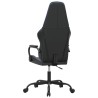 Chaise de jeu de massage bleu et noir similicuir 