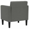 Canapé-chaise accoudoirs gris foncé 53 cm tissu 