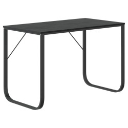 Bureau d'ordinateur Noir 110x60x73 cm Aggloméré 