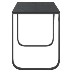 Bureau d'ordinateur Noir 110x60x73 cm Aggloméré 