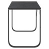 Bureau d'ordinateur Noir 110x60x73 cm Aggloméré 