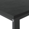 Bureau d'ordinateur Noir 110x60x73 cm Aggloméré 