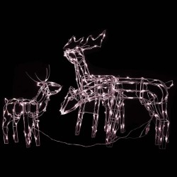 Cordon lumineux de Noël 3 pcs Rennes 229 LED 