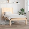 Cadre de lit sans matelas 90x200 cm bois de pin massif 