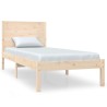 Cadre de lit sans matelas 90x200 cm bois de pin massif 