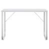 Bureau d'ordinateur Blanc 110x60x73 cm Aggloméré 