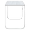 Bureau d'ordinateur Blanc 110x60x73 cm Aggloméré 