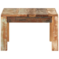 Table basse 55x55x35 cm Bois de récupération massif 