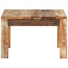 Table basse 55x55x35 cm Bois de récupération massif 