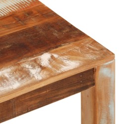 Table basse 55x55x35 cm Bois de récupération massif 