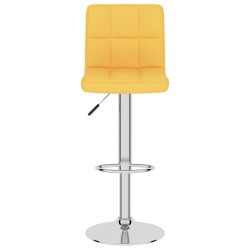 Tabouret de bar Jaune moutarde Tissu 