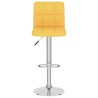 Tabouret de bar Jaune moutarde Tissu 