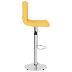 Tabouret de bar Jaune moutarde Tissu 