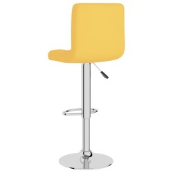 Tabouret de bar Jaune moutarde Tissu 