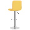 Tabouret de bar Jaune moutarde Tissu 