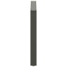 Pieds de table à manger en U 2 pièces Anthracite 100 x (72-73) cm Acier 