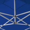 Tente de réception pliable Aluminium 2 x 2 m Bleu 