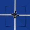 Tente de réception pliable Aluminium 2 x 2 m Bleu 