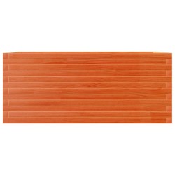 Jardinière cire marron 110x60x45,5 cm bois de pin massif 
