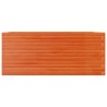 Jardinière cire marron 110x60x45,5 cm bois de pin massif 