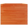 Jardinière cire marron 110x60x45,5 cm bois de pin massif 