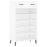 Armoire à chaussures blanc 60x35x105 cm bois d'ingénierie 
