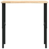 Établi 100x60x(71,5-98) cm bois de chêne massif 