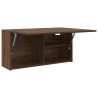 Armoire murale de bain chêne marron 80x25x40 cm bois ingénierie 