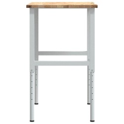 Établi 100x60x(71,5-98) cm bois de chêne massif 
