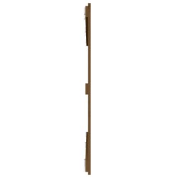 Tête de lit murale Marron miel 159,5x3x90 cm Bois massif de pin 