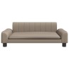 Lit pour chien cappuccino 90x53x30 cm similicuir 